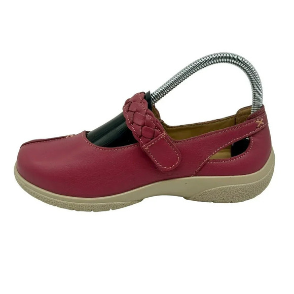 Chaussures Hotter Femme Shake II Wide - Confort Cuir, Semelle Amorti, Fermeture Scratch